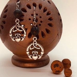 Celtic aromatherapy earrings